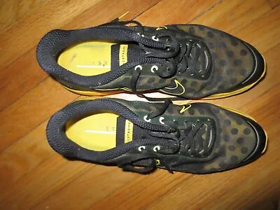 Men's Nike Livestrong Lunarlon Dynamic Black/Yellow 12 Very Good Condition • $29.99