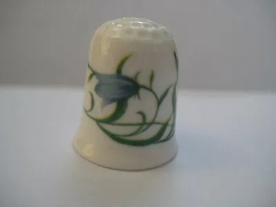 Vintage Collectable Porcelain Thimble Harebell Coalport China England • £4