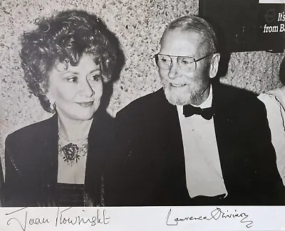 JEAN PLOWRIGHT & LAURENCE OLIVIER Signed Photograph - Actor & Actress - Preprint • £6.99