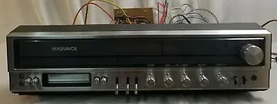 1978 MAGNAVOX W747 Series Floor Stereo HEAD Unit With 8 Track WORKING • $199.95