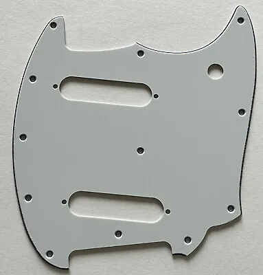 3 Ply Parchment Pickguard Fit Fender OffSet Series Mustang Style Guitar Parts • $17.99