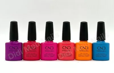 CND Shellac UV Gel Polish .25 Oz - SUMMER CITY CHIC COLLECTION 2021 NEW! • $13.75