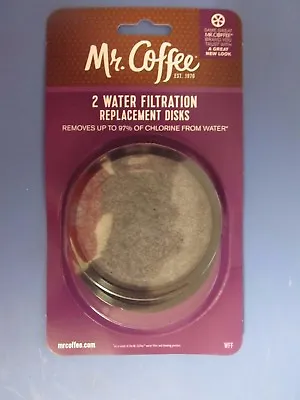 Mr. Coffee Water Filter Replacement Disc Pack Of 2 # WFFPDQ-10  NEW • $6.59