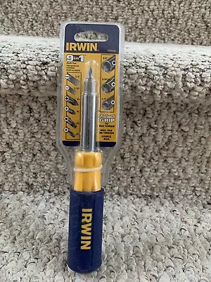 Irwin 9 In 1 Multi-Tool Screwdriver ( #2051100)  • $9.99