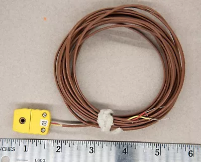 Omega Thermocouple Type K Connector And 180 In Type K Wire. • $9