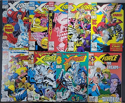(9) X-Force #10 12 13 14 15 16 17 18 19 Lot Marvel Comics 1992 Deadpool Domino • $19.95