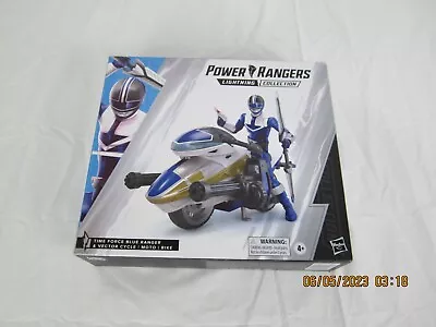 Power Rangers Lightning Collection Time Force 6  Blue Ranger & Vector Cycle 138 • $16.99