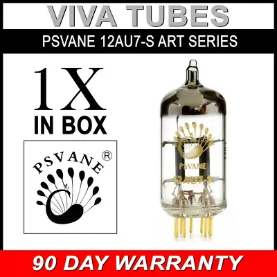 Brand New Gain Tested Psvane 12AU7-S ECC82 Gold Pins Art Series Vacuum Tube • $48.65