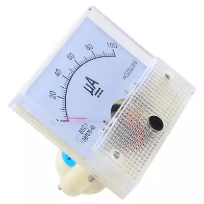 Analog 0-100UA DC Pointer Type Ammeter Panel Meter - Measuring Tool • $8.52
