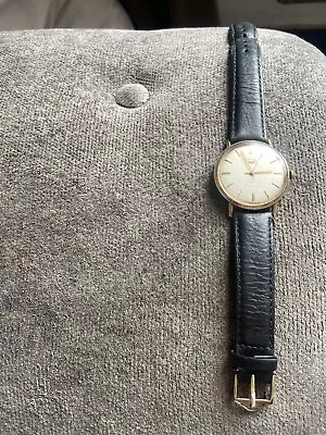 Men's Vintage 9k Gold Automatic Wind Longines Flagship Wrist Watch • £271
