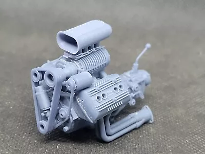 1:24 1:25 Supercharged Ardun Flathead Engine 3D Resin Printed • $27.50