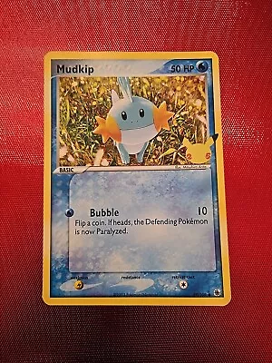 Mudkip  59/109 -First Partner 25th Anniversary Jumbo Non Holo TCG Pokemon NM/M • $1.49