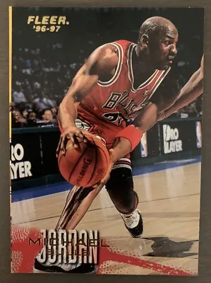 96-97 Fleer Michael Jordan Error Miscut Rare • $35