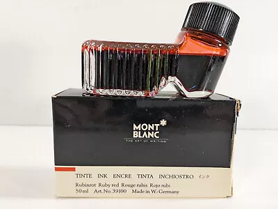 MONT BLANC FOUNTAIN PEN INK 39100 Ruby Red • $18.95