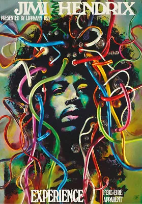 £4.99 • Buy Vintage Music Poster Jimi Hendrix Experience Gig Festival Advert Art Print A3 A4