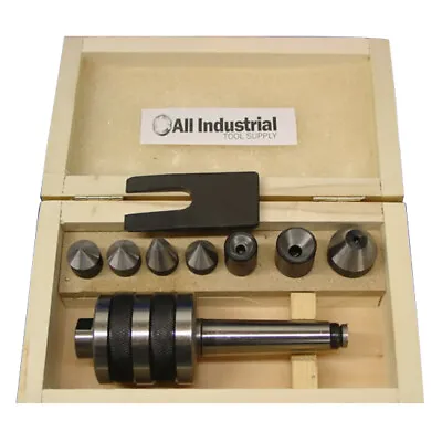 MT1 Live Center Set Morse Taper 1MT Triple Bearing Lathe Medium Duty CNC • $91.89