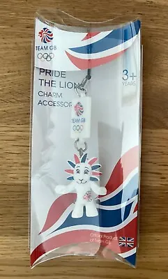 Official London 2012 Olympic Games Team GB Pride The Lion Charm Accessory New • £2.99