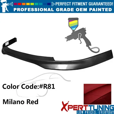 Fits 98-01 Acura Integra TR Style Front Bumper Lip Spoiler PP #R81 Milano Red • $237.98