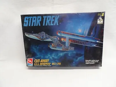 AMT/ERTL #8790 1/650 Star Trek U.S.S. Enterprise NCC-1701 Cut Away Kit 1995 NIB • $15.95