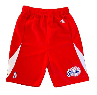 Los Angeles Clippers NBA Adidas Kids Large (14-16) Red Basketball Shorts! • $19.95