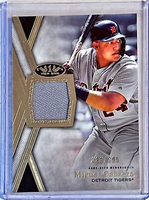 MIGUEL CABRERA 2020 TOPPS TIER ONE Relic GU #T1R-MCA 83/395 Detroit Tigers • $6.99