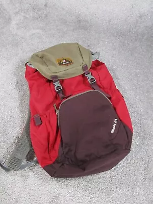 Deuter Walker 20 Backpack Red Brown Hiking Daypack Retro Look • $34.99