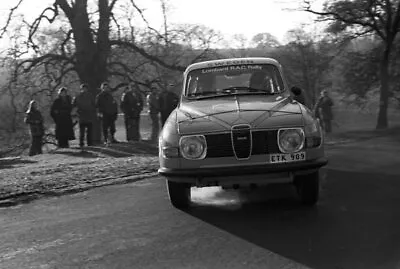 Stig Blomqvist & Hans Sylvan Saab 96 V4 WRC RAC Rally Racing 1975 Old Photo 8 • £6.20