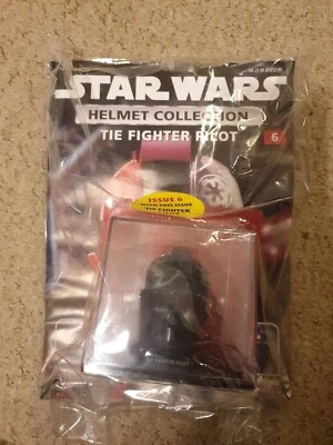 £14.99 • Buy DeAgostini Star Wars Helmet Collection Issue 6 Tie Fighter Pilot + Magazine