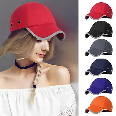 Safety Baseball Bump Cap Protective Hard Hat Lightweight Breathable Sports Hat • £13.99