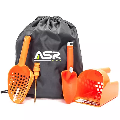 ASR Outdoor 5pc Metal Detecting Tools Kit Drawstring Bag Coin Probe (3 Styles) • $31.57