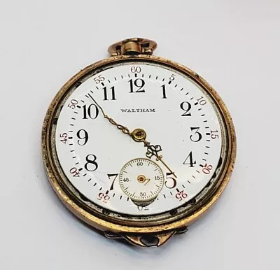 Vintage WALTHAM Pocket Watch B.&B. ROYAL Gold Filled Case 310 Grade REPAIRS! (4) • $32.50