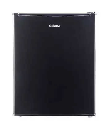 Galanz New 2.7 Cu Ft Single Door Mini Fridge Black Estar New Width 19.13  • $106.20