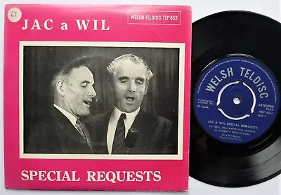 Jac A Will Special Request EP Welsh Teldisc TEP852 EX/EX 1965 Picture Sleeve Sp • $9.49