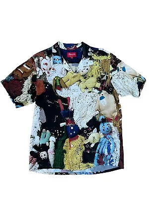 Supreme FW18 Mike Kelley More Love Hours Photo Print Rayon Button Up Shirt RARE • $180