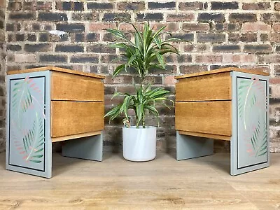 Meredew Mid Century Bedside Cabinets Refurbished • £295