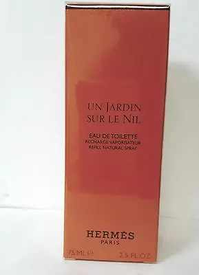 Un Jardin Sur Le Nil By Hermes Recharge/Rifill  2.5 Oz/75ml Edt Spray New In Box • $74.85