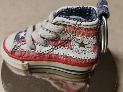 Converse Chuck Taylor All-Star Mini Collectible Key Chain American Flag • $14.97