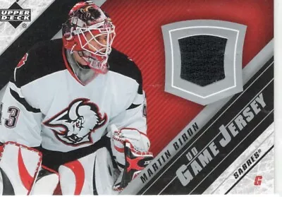 2005-06 Upper Deck Game Jersey #J2-BI Martin Biron • $2.18