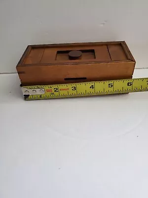 Handmade Wood Box Bank Magic Puzzle Trick Box • $14.99