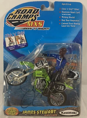 $199.99 • Buy James Bubba Stewart Road Champs MXS 2001 **autographed/Signed**. RARE! Kawasaki