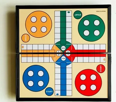 Ludo Game Magnetic Kids Board Game Classic Traditional Adult Toy Birthday Game • £8.99