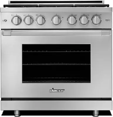 Dacor Professional HGPR36SNG 36  Stainless Steel Gas Range W/ 6 Sealed Burners • $3999