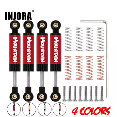 INJORA Damper Metal Internal Spring Air Shock Absorbers For RC Car Axial SCX24 • £12.19