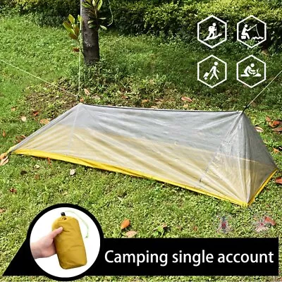 Ultralight Single Person Mesh Tent Bivvy Mosquito Net Outdoor Camping Hiking  • $44.99