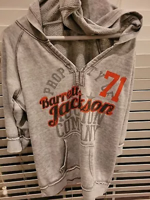 BARRETT-JACKSON Auction Co. Women Sz XL Pull-Over Hoodie 3/4 Sleeve • $19.99