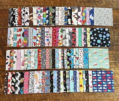 100 Pc 5” Fabric I Spy Squares Charm Pack Kids Novelty Prints Quilt Cotton • $34.99