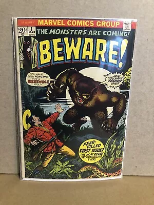 Beware! #1 1972 Marvel Comics Horror.  Complete  • $23