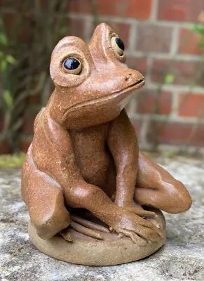 £11.50 • Buy Vintage Lovely Unusual Little Dovecote Signed Frog Decoy Pub Desk Mascot Decoy