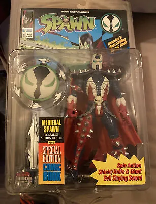 Medieval Spawn Action Figure Todd McFarlane Toys 1994 Spanish MOC New • $34.99