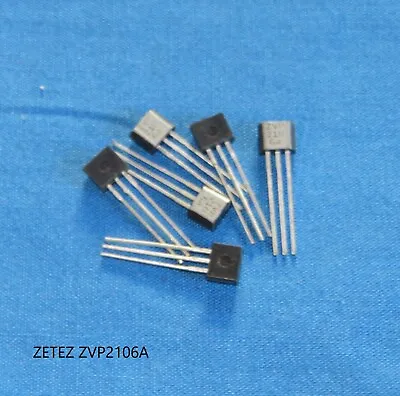 P-CHANNEL  MOSFET 60V 0.28A TO92 Qty:10 • $9.50